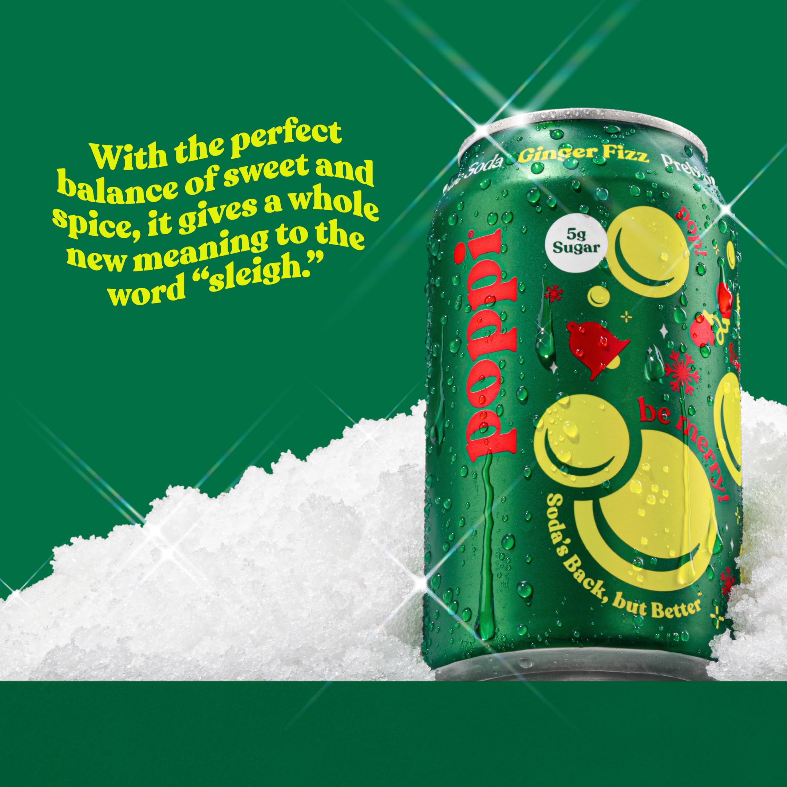 Poppi Sparkling Prebiotic Soda Beverage with Apple Cider Vinegar, Seltzer Water and Fruit Juice, Packaging May Vary, 12 oz, Pack of 12