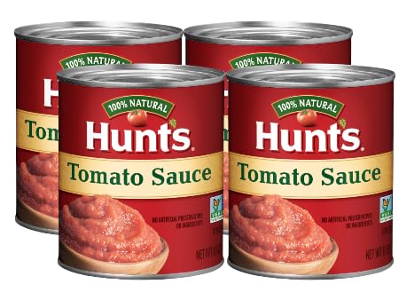 (4 Pack) Hunt's Tomato Sauce, 100% Natural, 8 Oz.
