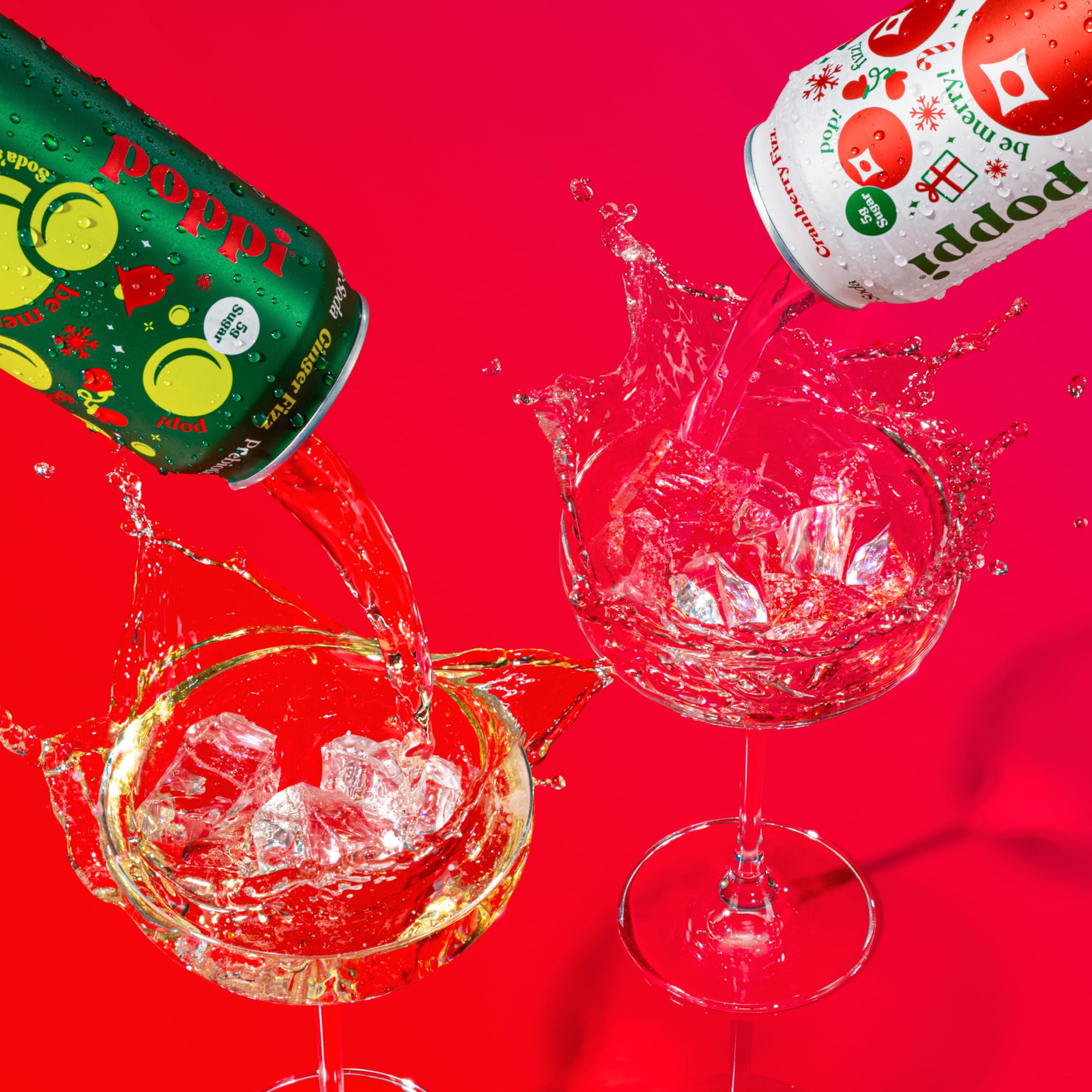 Poppi Prebiotic Soda, Sparkling Water & Fruit Juice, Major Mix, 12 Oz, 12 Pack